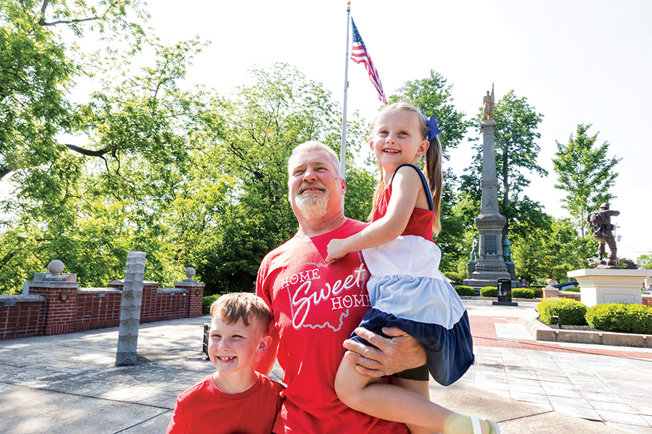 Veterans Memorial in Warren, Ohio, Northeast Ohio