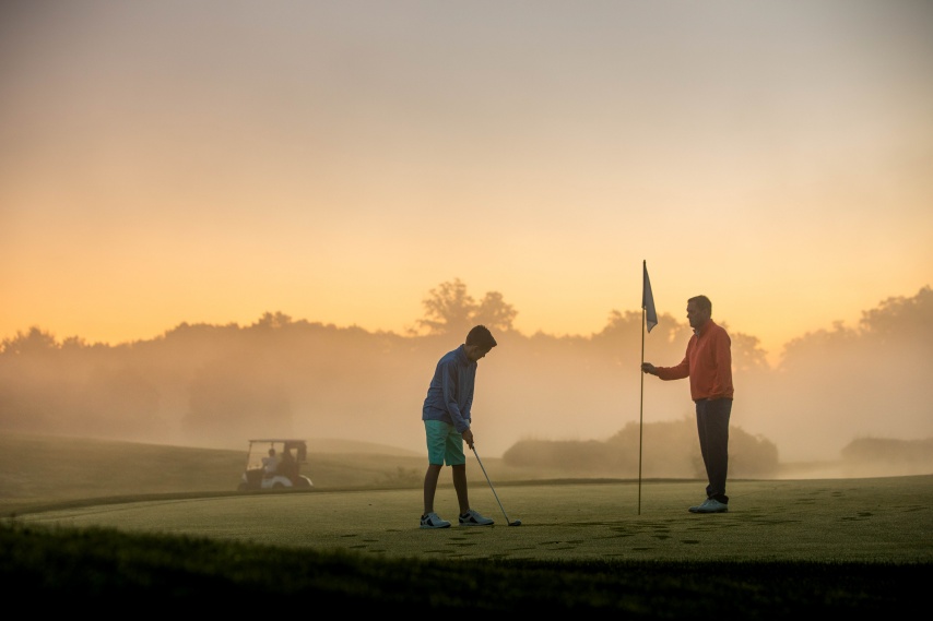 Golfing – Pine Lakes, Hubbard