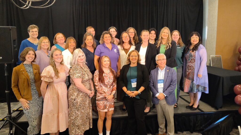 Group photo of the Ohio Tourism Leadership Academy 2025 cohort with Samantha Ensminger among the graduates.